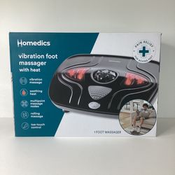 Homedics Vibration Portable Foot Massager W/ Heat 