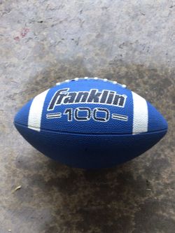 Franklin Sports Junior Rubber Football (blue)
