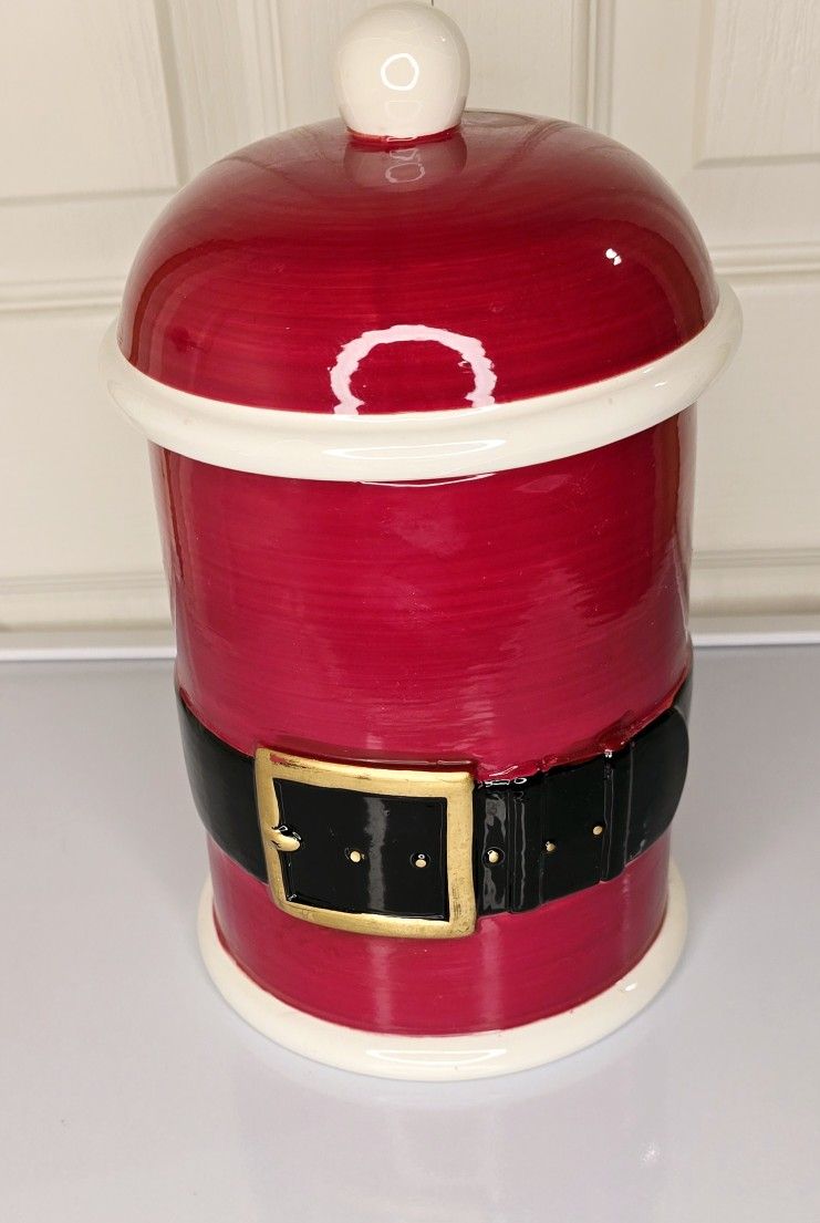 Christmas Cookie Jar Cannister
