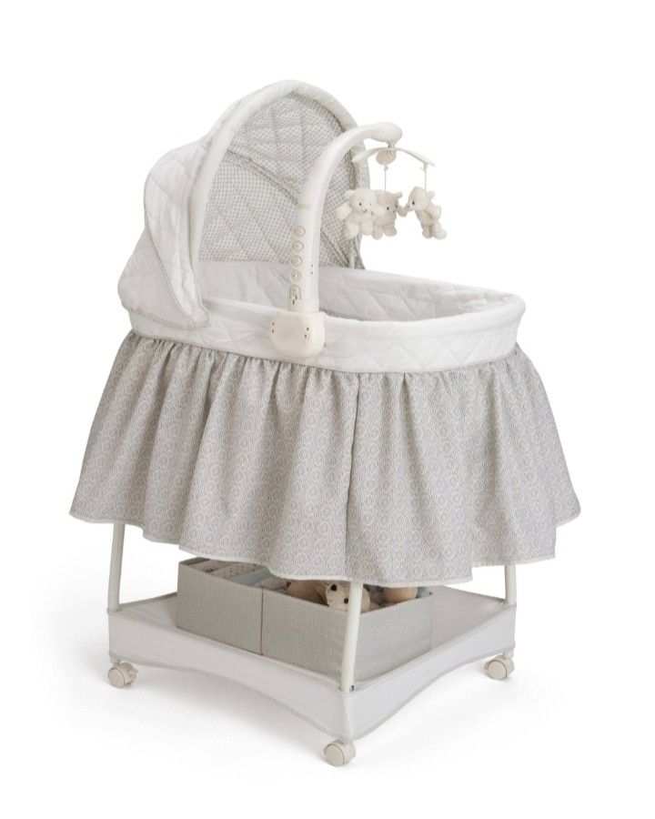 Vibrating bassinet.