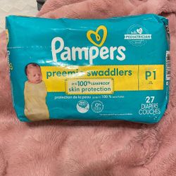 FREE*** Pampers Preemie Swaddlers  P1 *** FREE