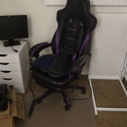 Luck Racer Gaming Chair And Plastic Floor Mat 
