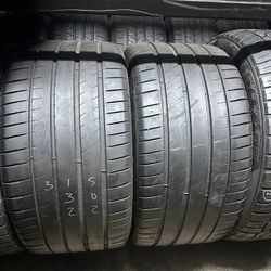 PAIR OF TIRE 315 30 22 MICHELIN 85% LIFE