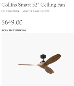 52” Collin’s Ceiling Fan by Visual Comfort