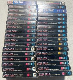 Star Trek/Star Trek Next Generation VHS Tapes & Paperback Books