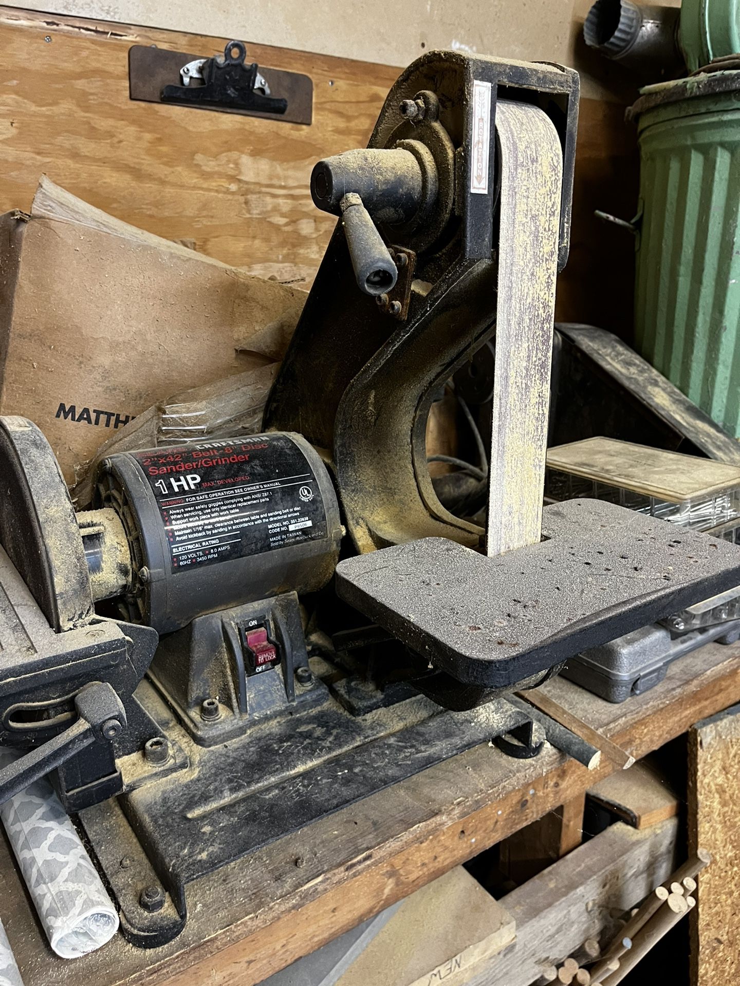 Sears Craftsman 2x42 Sander/Grinder