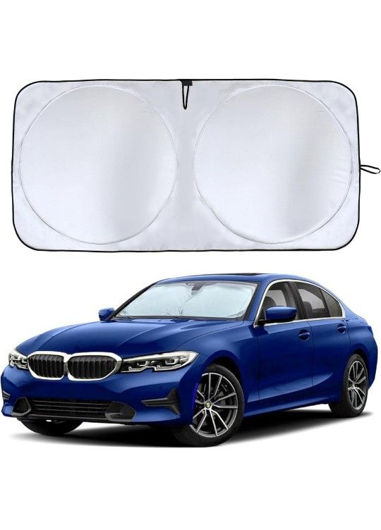 Sunshade for Car Windshield for Sun,Heat,UV Rays medium 64x32" brand new $13