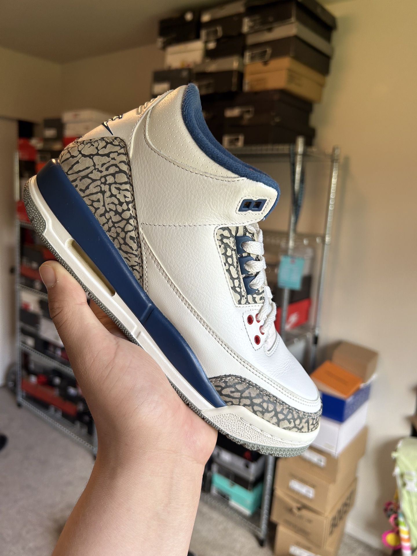Jordan 3 True Blue Size 6.5y/8W