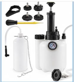 3L Brake Bleeder Kit w/ 1L Catch Bottle, Pressure Brake Bleeding Tool Kit, Power Bleeder for Flush Brake, Clutch Bleeding, Automotive Fluid Tranfer Pu
