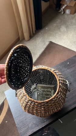 Wicker Storage Baskets (2)
