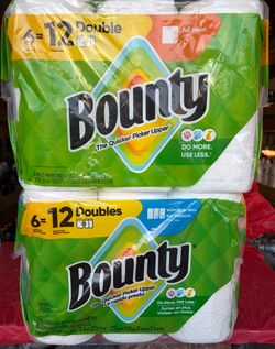 Bounty 6=12 Paper Towels $11 each
