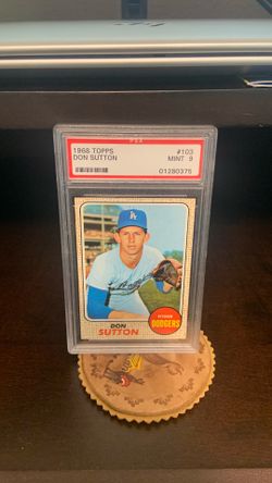 1968 Topps Don Sutton PSA 9