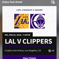 Lakers vs Clippers Tickets (2)