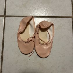 Little Kids Pink Ballet Flats No Top Strap Size 10 And Size 13