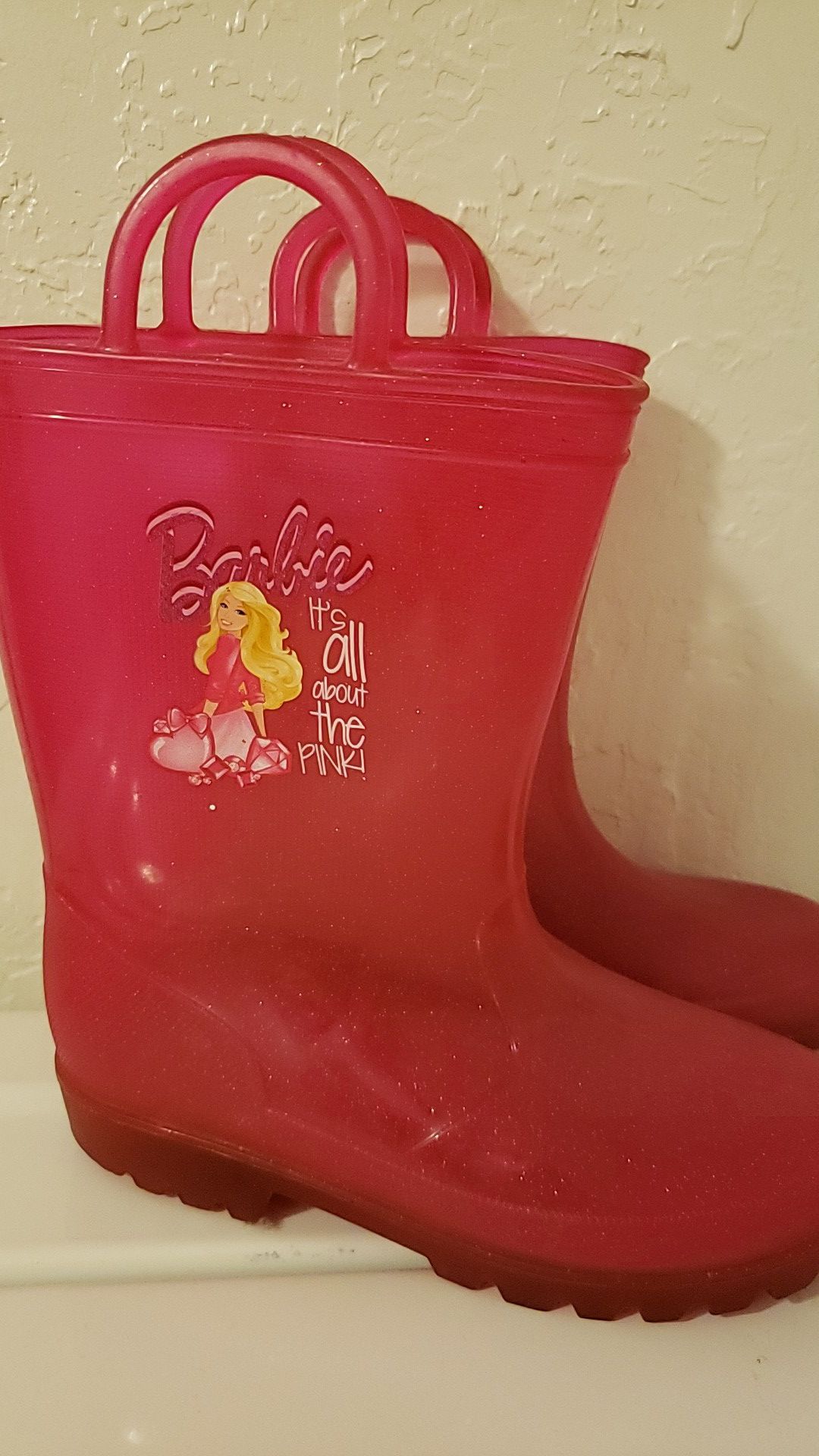 Girl's light up rain boots