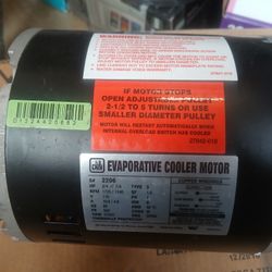 Evaporative Cooler Motor