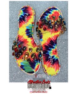 🛍CUTE TIE DYE SANDALS🛍