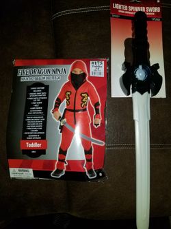 Brand new Red Ninja Costume