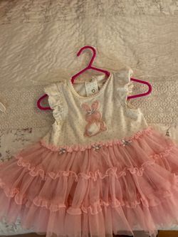 Bunny rabbit dress for baby girl