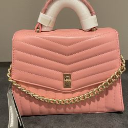 Like Dreams pink Quilted small satchel. Brand new.