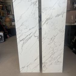 Faux Marble Cubbies Wood