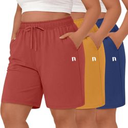 Neer Women's Bermuda Shorts 3 Pack — Size XX-Large — Like New