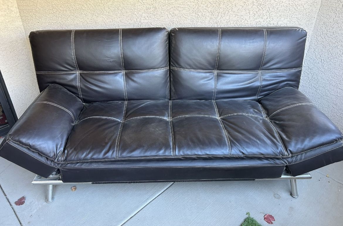 Leather Futon