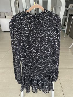 Aqua Dress - Black And Gold