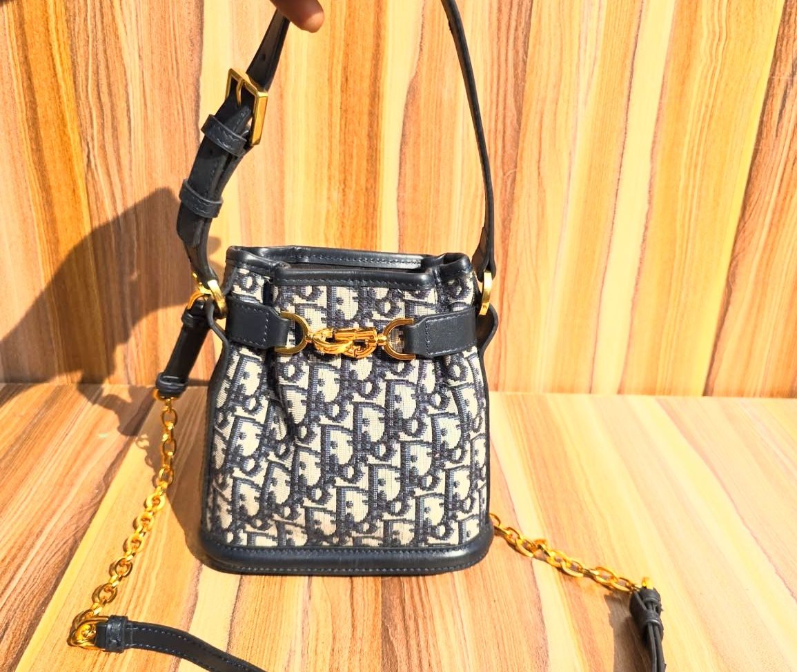 C D Navy Blue MINI Bag