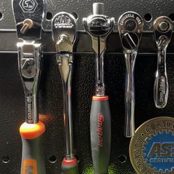 Snap On Tools.  Matco And Mac Tools Ratchets New 