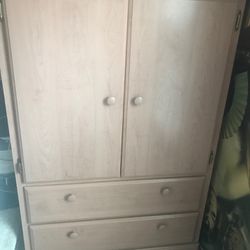 Storage Cabinet Closet Armoire Drawers 