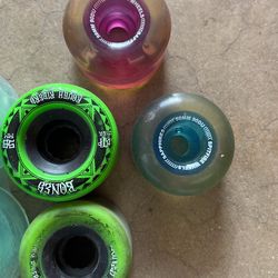 Lots Of Pro Wheel Sets Bones Spit Fire   