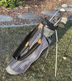 PING Karsten I golf set (Callaway Driver+3w+7w+2i-pw+sw+PING putter+stand bag)