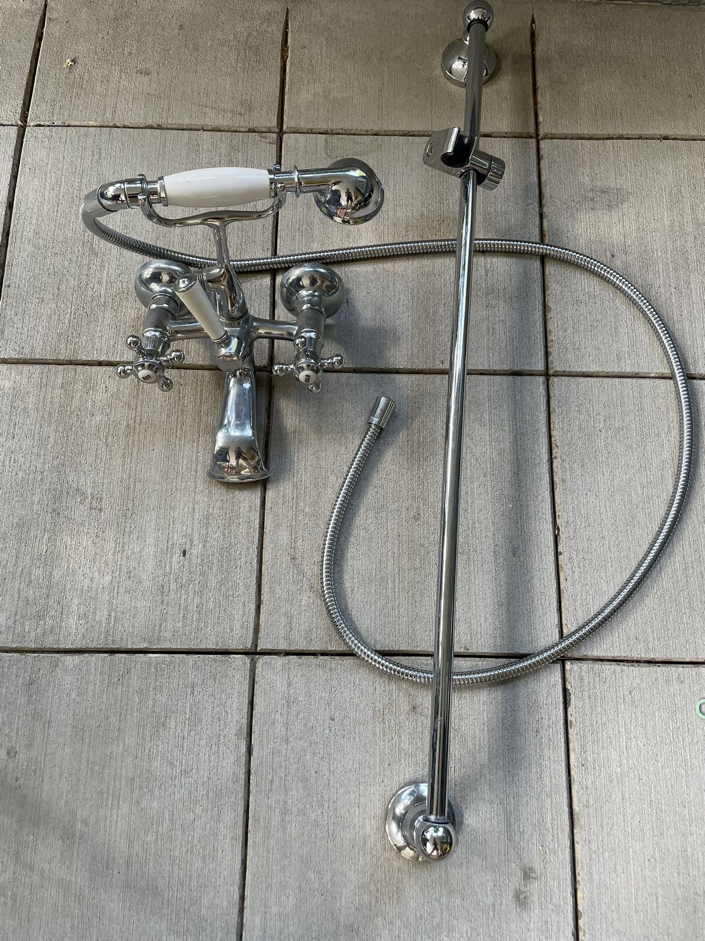 Vintage Style Bath DORNBRACHT Faucet And Shower Head w/ Bar