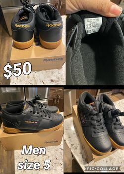 Black Reebok shoes