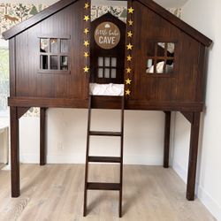 Pottery Barn Tree House Bunk Bed Kids Twin