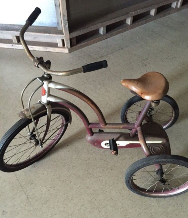 Vintage 1931 Colson Bicycle Tricycle original paint super rare