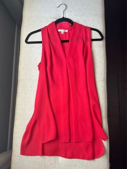 Hot pink sleeveless shell size S