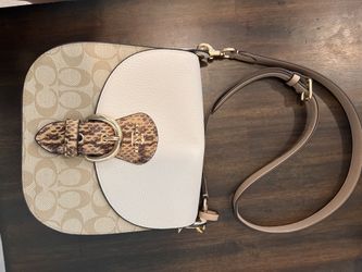 Coach Bag with Interchangeable handles