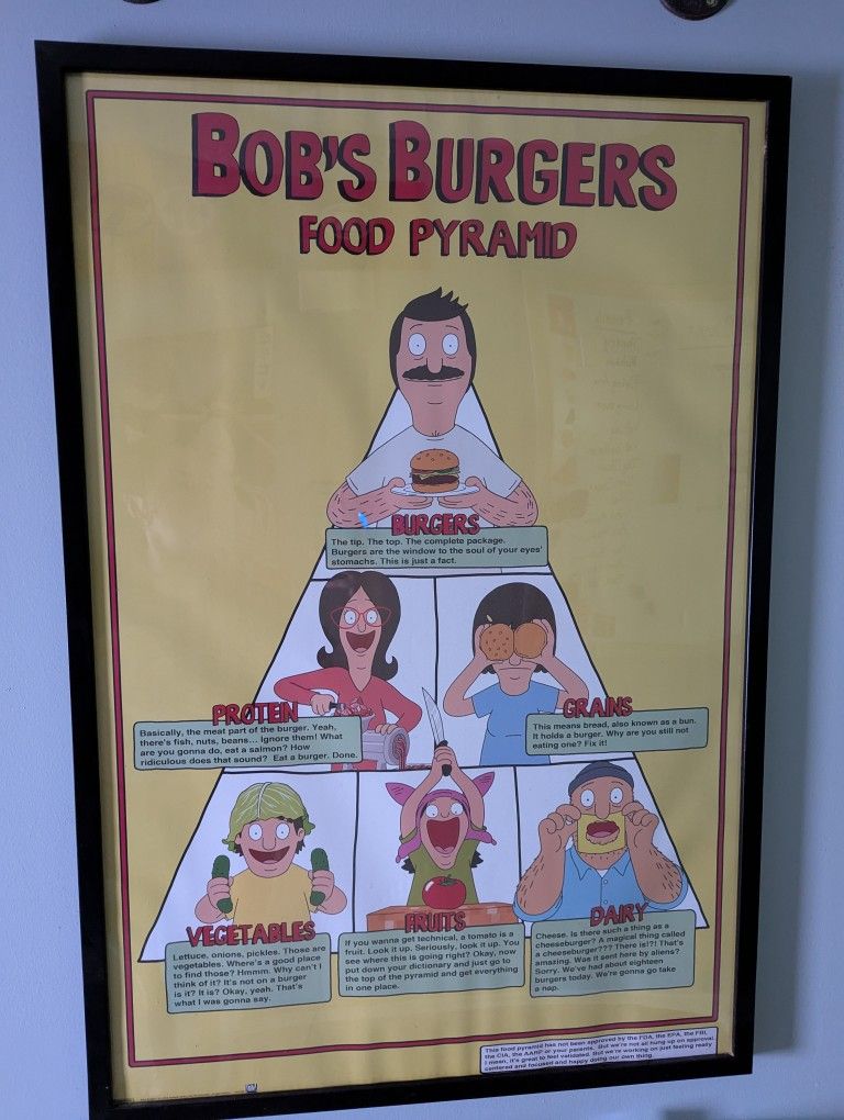 Framed Bob's Burgers Poster
