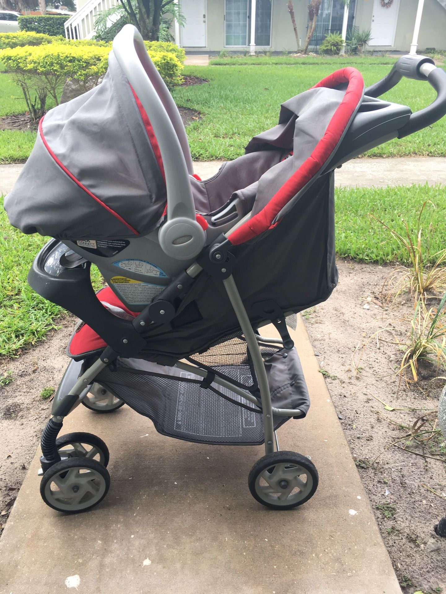 Graco Click Connect Snug Fit Stroller AND Car Seat AND Base