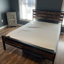 Full Size Bed Frame & Mattress