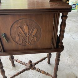 Antique Humidor Cigar Cabinet