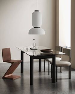 Corbusier Dining Table, Black (A Masterpiece of Modern Design)