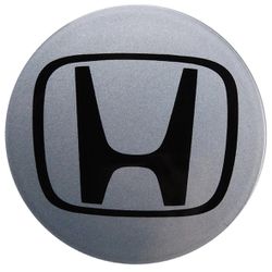 Set of 4 Honda Silver Wheel Rim Center Caps 