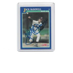 Jack McDowell Autograph – Authentic Signed MLB Card – Local Pickup