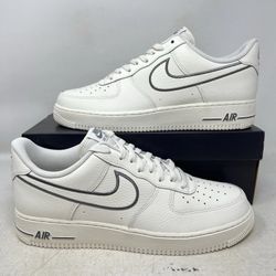 Men's Nike Air Force 1 '07 SE Shoes Sneakers - Sail Cool Grey - Size 12
