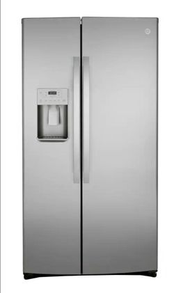 Profile 25.3 cu. ft. Side by Side Refrigerator in Fingerprint Resistant Stainless Steel, ENERGY STAR