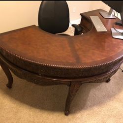Antique Curved Mondamin Desk