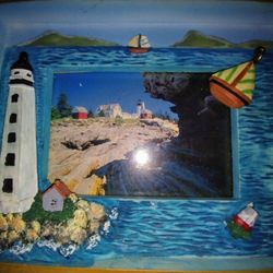 Seashore Themed Photo Frame